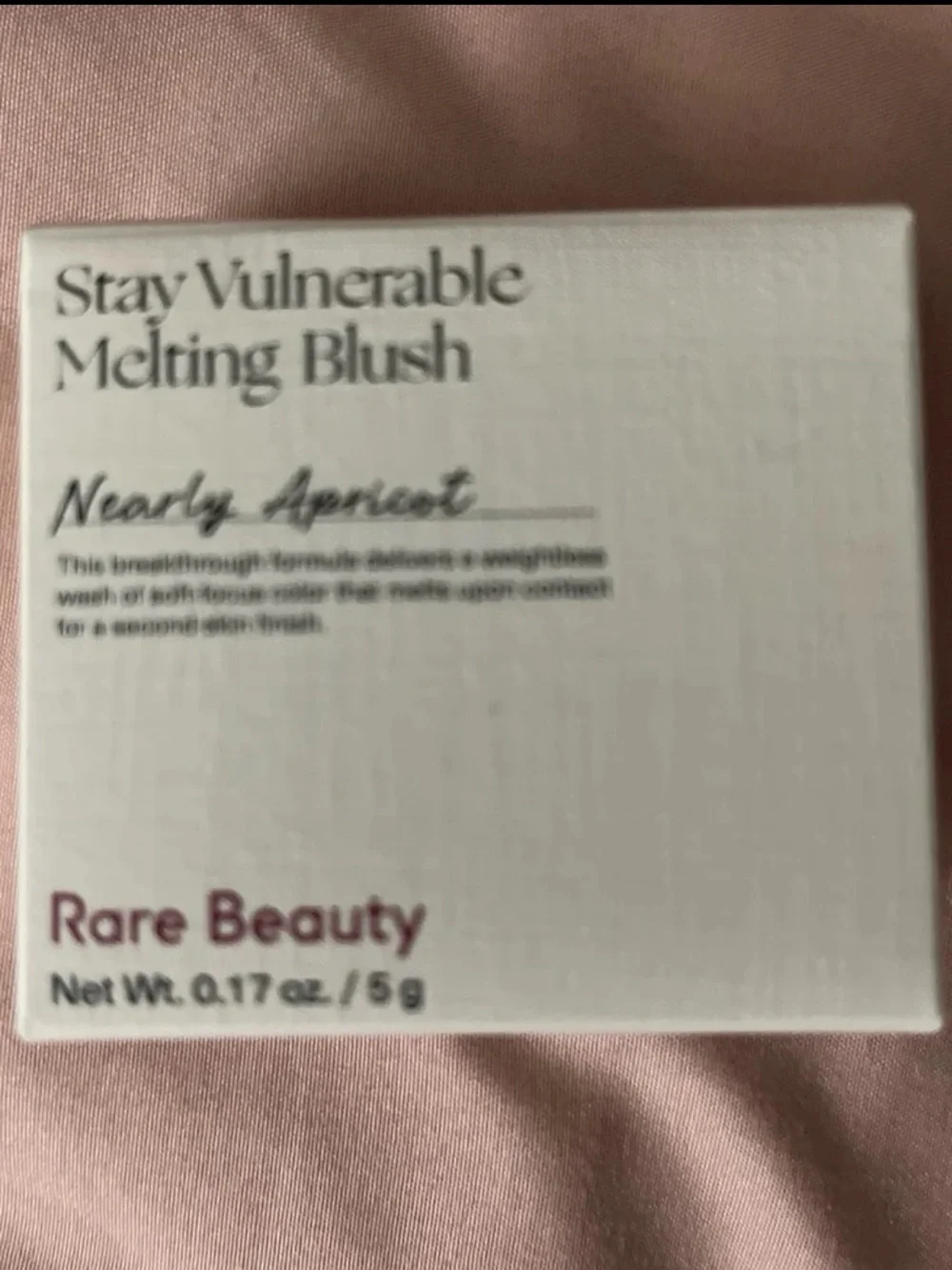 Rare Beauty Stay Vulnerable Melting Blush Nearly Apricot